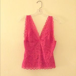 Beautiful Lace Bebe halter top